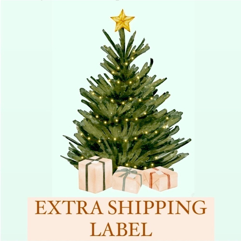 Extra Shipping Label, $3